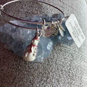 Alex and Ani Bracelet Adjustable Snowman